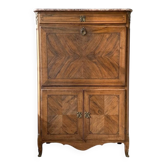 Bureau Louis XV en bois marron