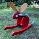 Vintage Rocking Rabbit Red by Björn Dahlström for Playsam
