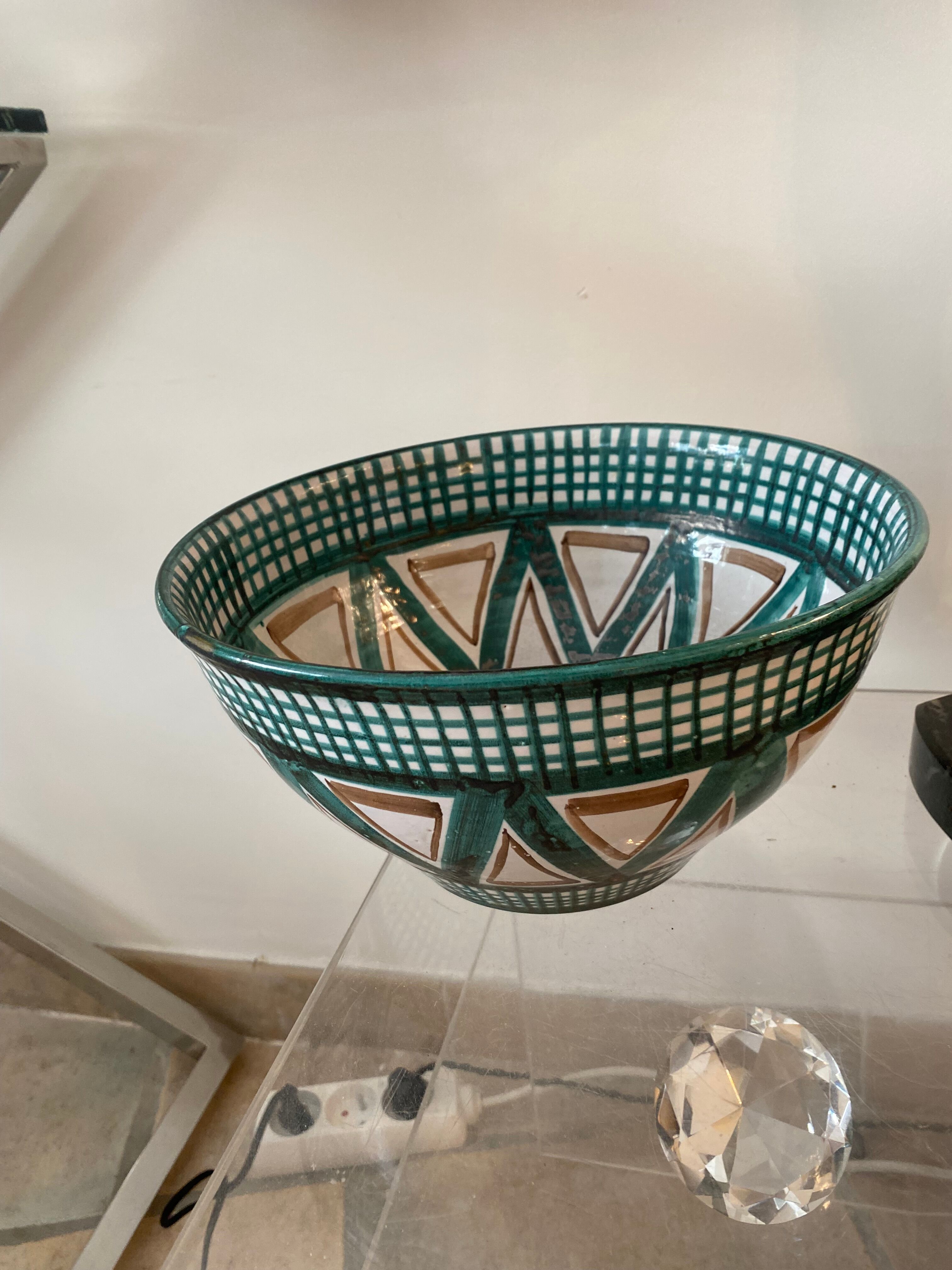 Large salad bowl Robert Picault Vallauris