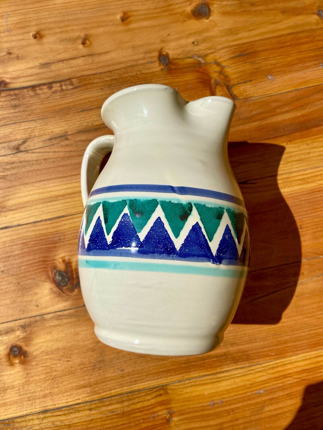 80s Italian Ceramic Pitcher