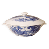 Gien x Wedgwood “Countryside” blue and white tureen – rare model
