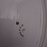 Flat oval red flower L 27 cm