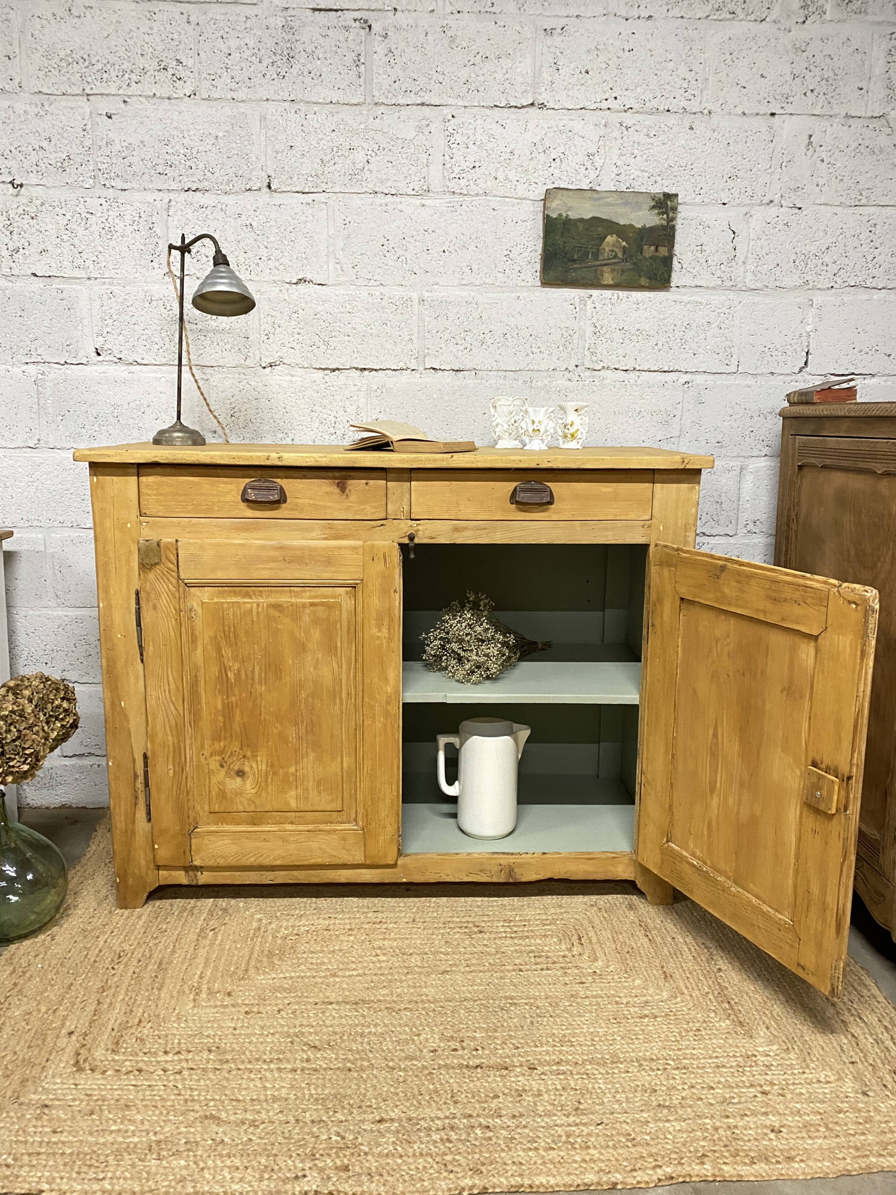 Parisian buffet in pitch pine