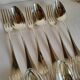 Silver-plated Table Cutlery Ridoux 6 Spoons and 6 Forks