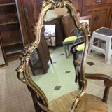 Golden rocaille mirror