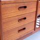Arne Wahl Iversen plant bench chest of drawers vintage teak Danish 60s
