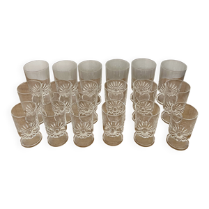 Service 3x6 verres « Élysée »