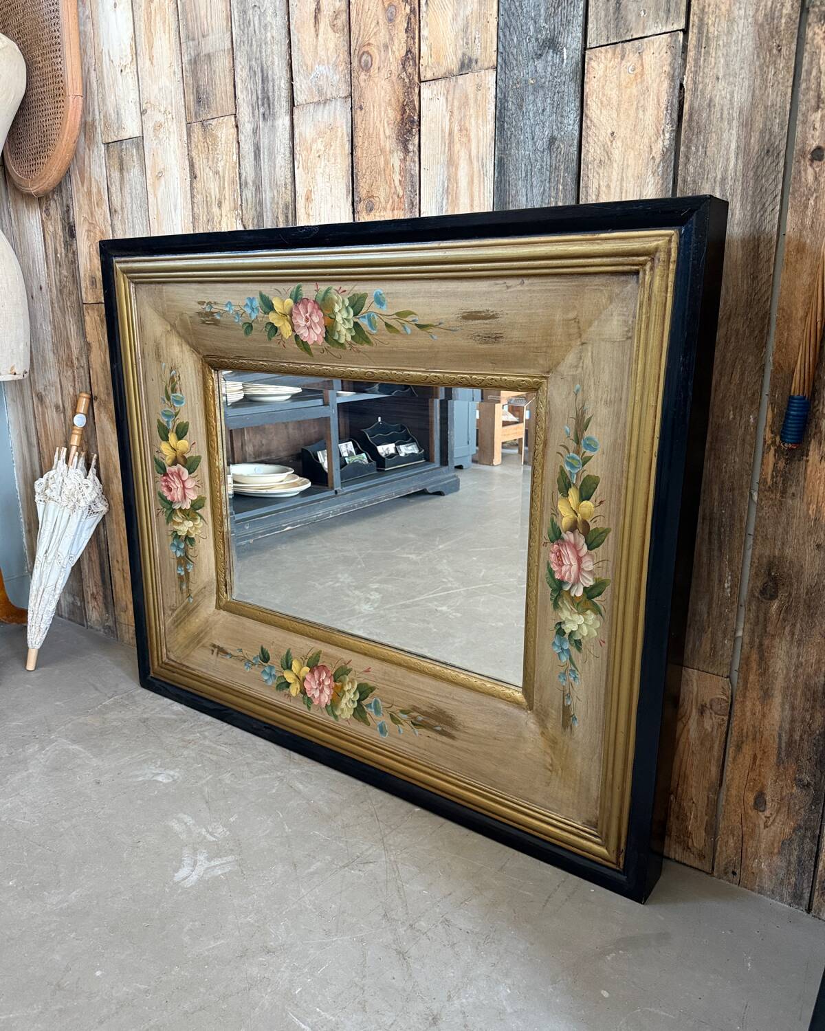 Grand miroir vintage