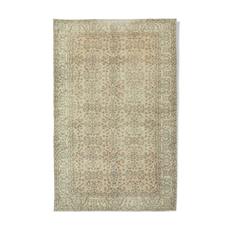 Tapis Beige Anatolien Unique Tissé à la Main 205 cm x 311 cm - 25168