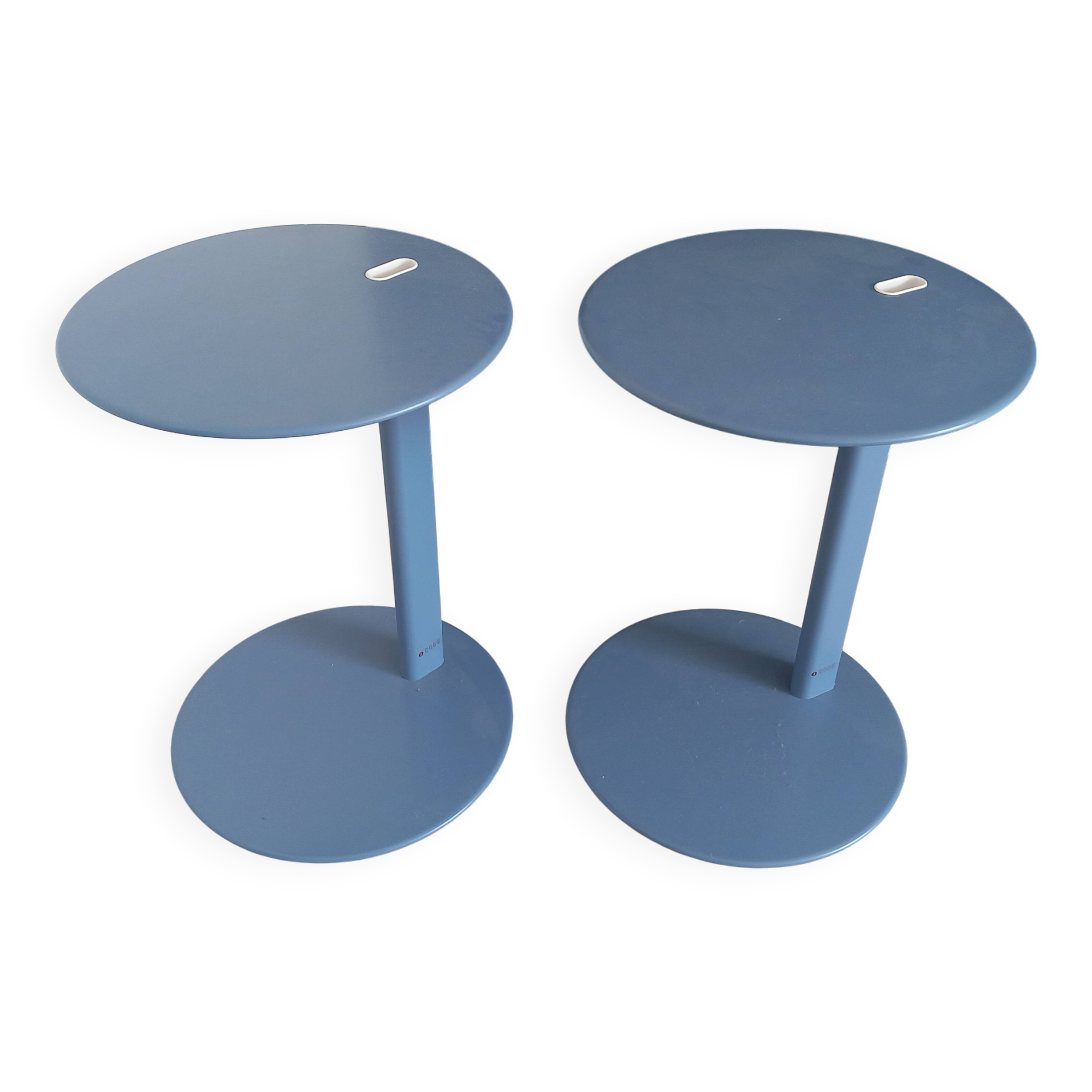 2 tables basses tender calligaris - design italien – excellent état