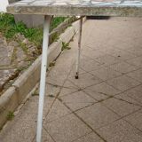 50s garden table in cement and tiles