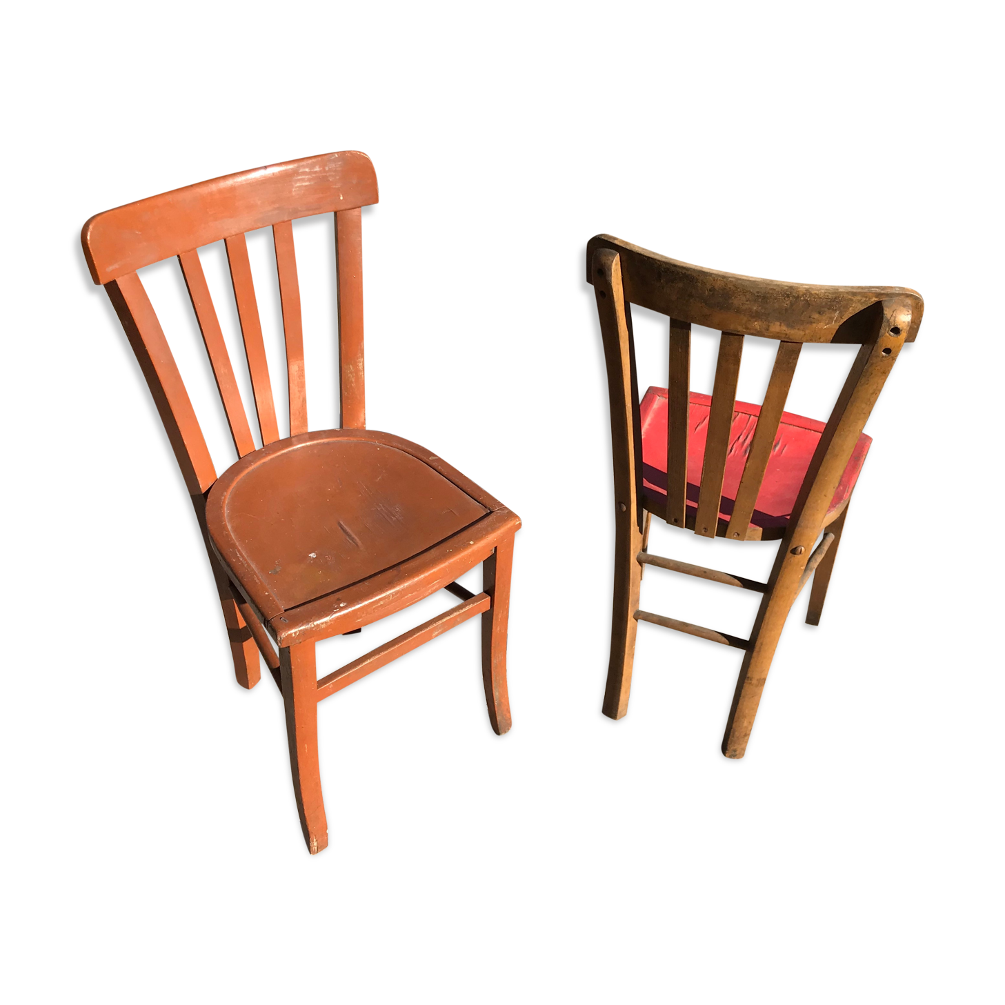 Pair of bistro chairs