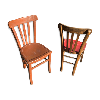 Pair of bistro chairs