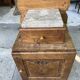 Art Deco bedside in oak and marble