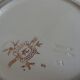 12 iron earthenware dessert plates, longchamp ribbons model