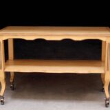 Large solid beech serving trolley from... the Hôtel Matignon!