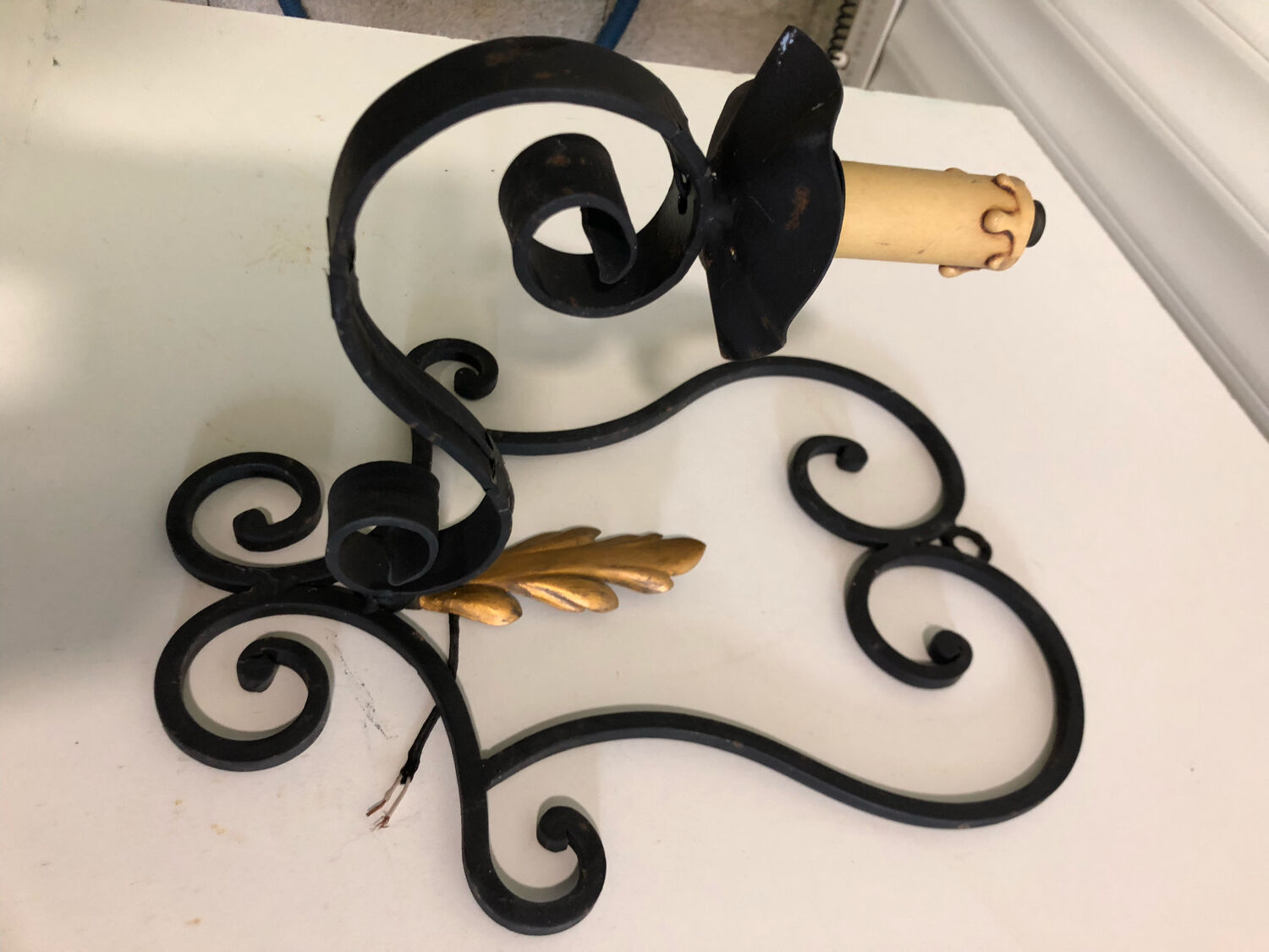 Applique murale fer forgé