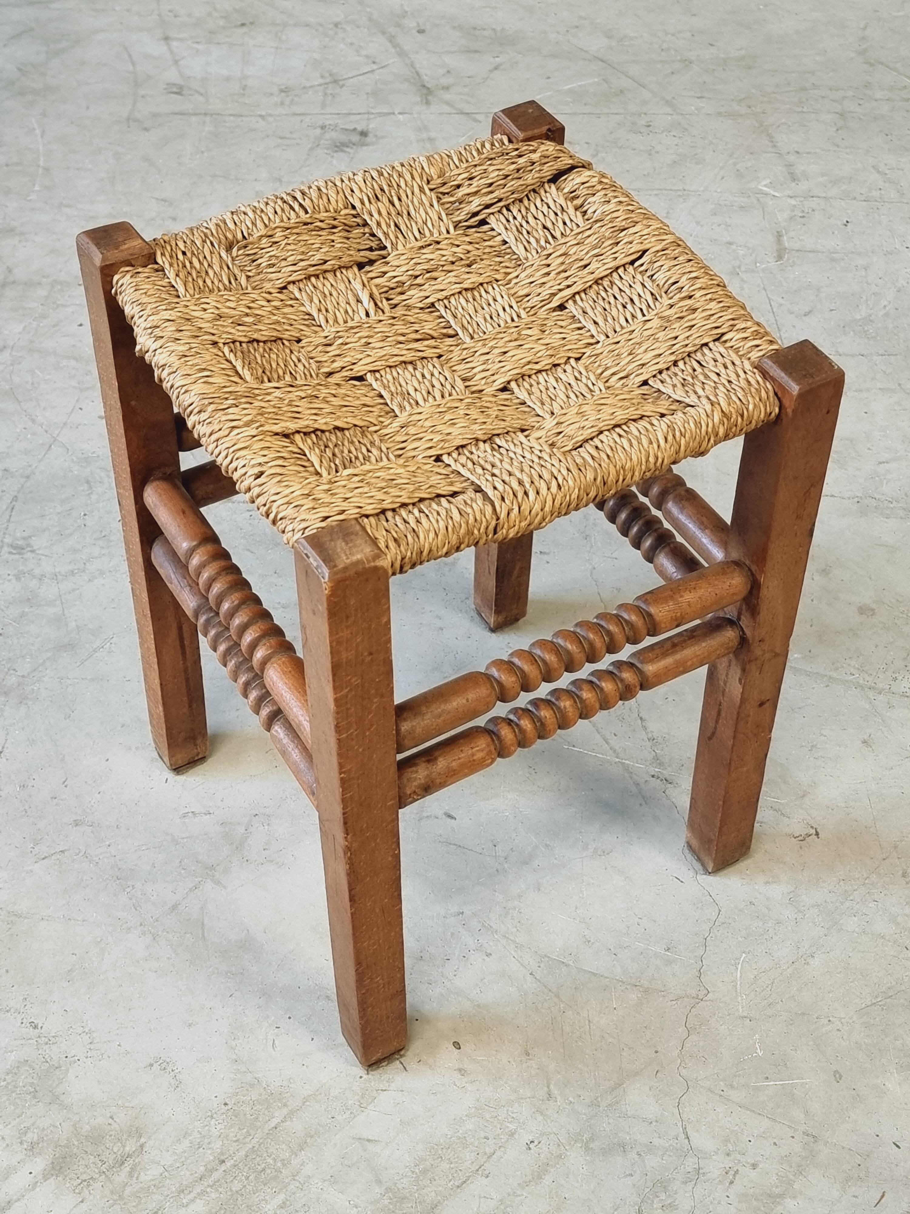 Vintage stool side table plant table