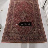 Tapis d'orient persan fait main Kachan 195 x 123