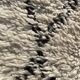 Long tapis berbere couloir beni ourain en laine 110x310 cm