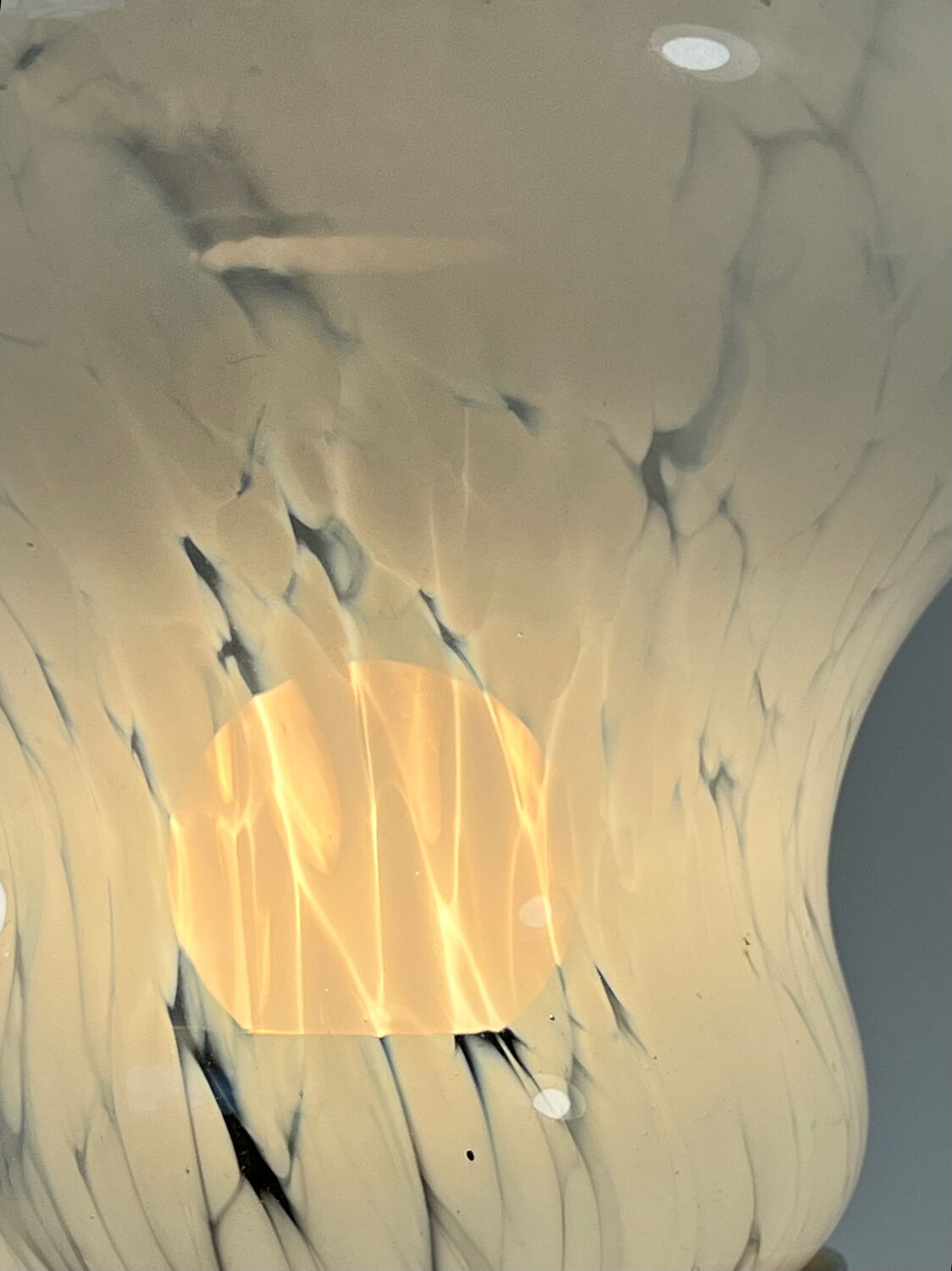 Mushroom lamp Murano glass Mazzega