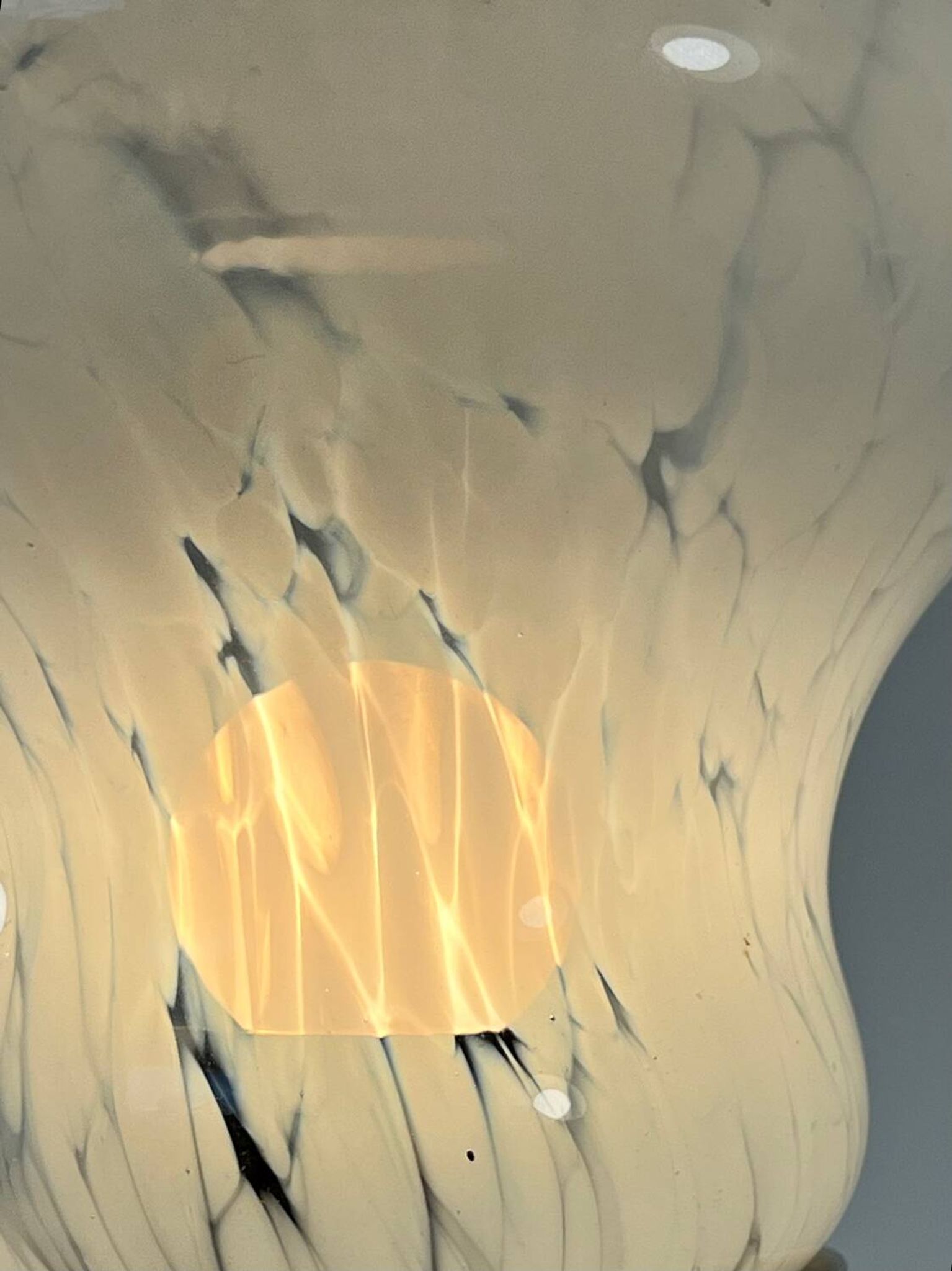 Mushroom lamp Murano glass Mazzega