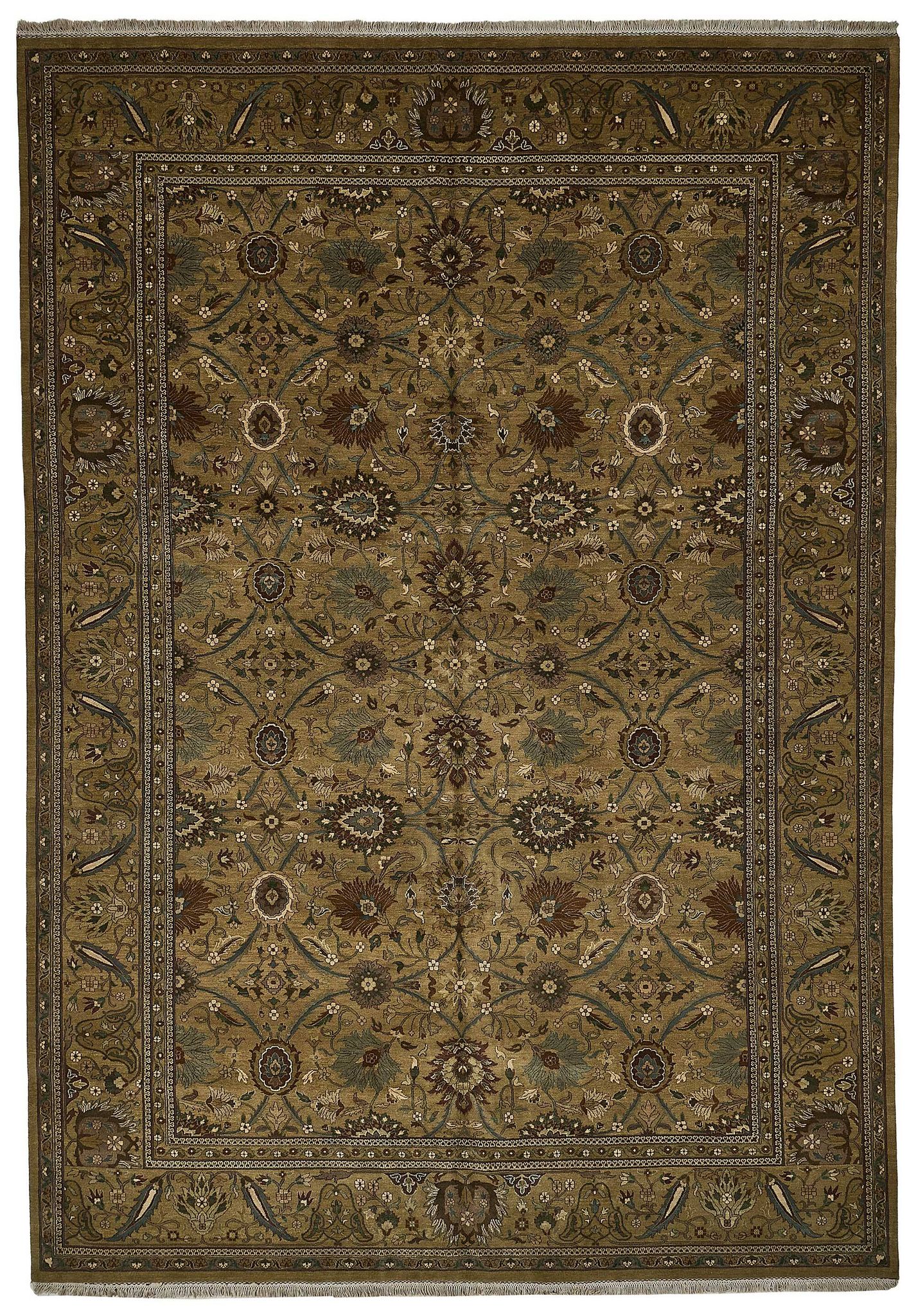 Turkish Handknotted Wool Oushak Rug 300 cm x 430 cm
