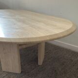 Vintage coffee table in travertine 70s