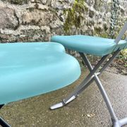 Set of 2 folding chairs Rondine by Toshiyuki Kita for Magis Italy.