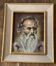 Portrait of an old man signed vintage painting 1960