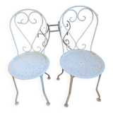 pair of garden chairs circa 1950