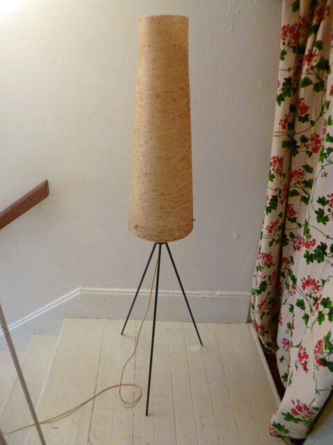 Lamp vintage of 50 years in resin