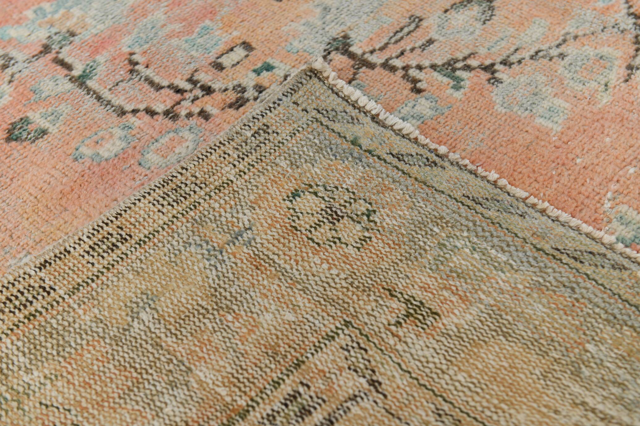 Red & Cream Classic Pattern Vintage Rug, 180x261Cm