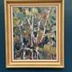 Original Swedish Oil on Panel – “Forest” by Arvid Herbert