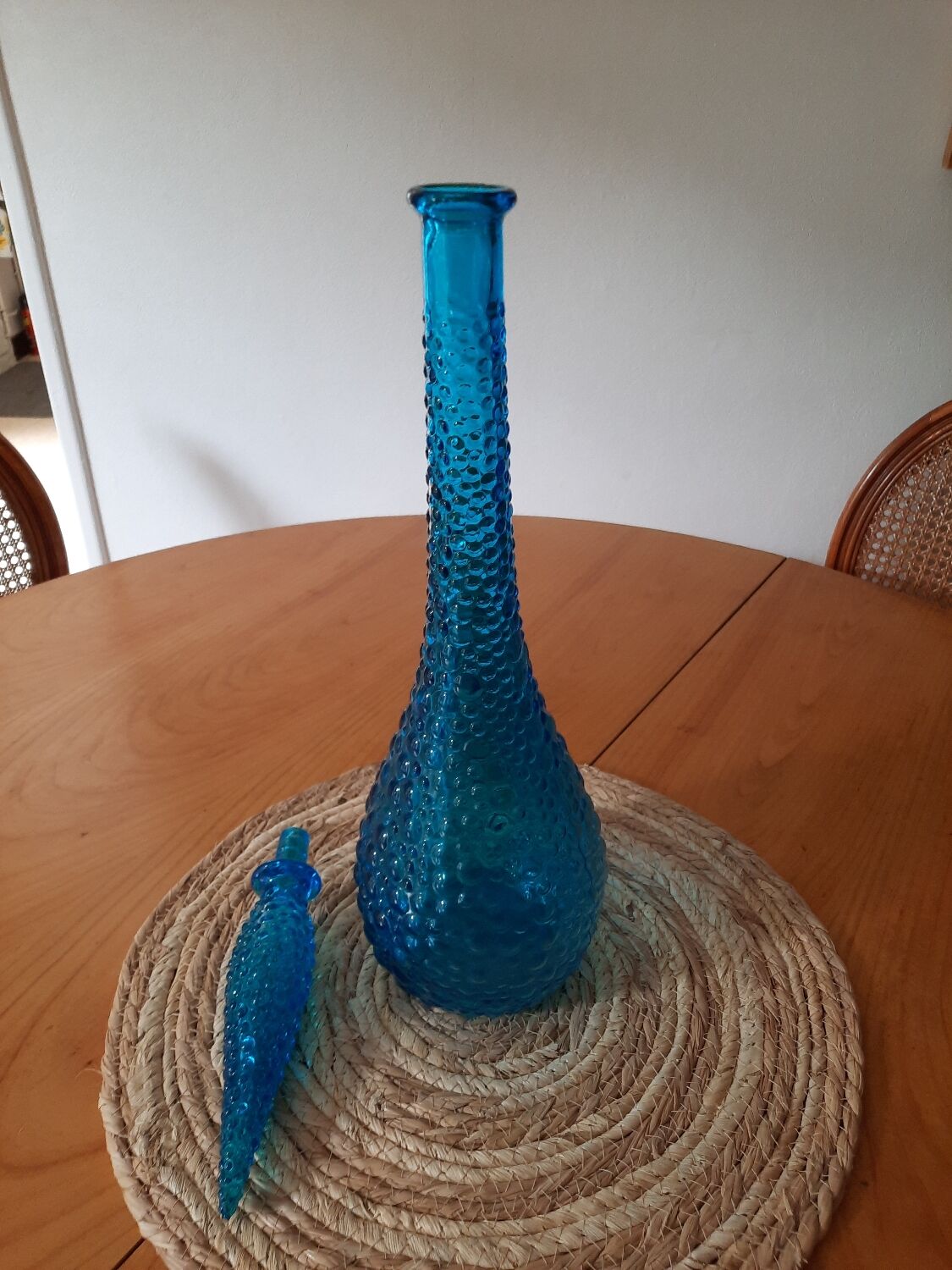 Empoli glass decanter