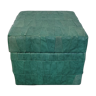 Pouf leather chest