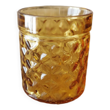 Vintage pernod glasses, amber glass