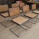 Set of 6 model b32 cesca marcel breuer chairs, italy 1970s