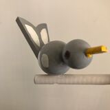 Wooden children's lamp Maison Bonnichon Paris 1960