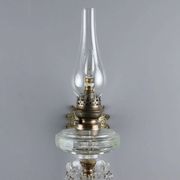 Antique wall sconces in crystal glass, Italy, 20th century