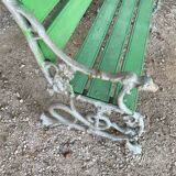 Antique Coalbrookdale style bench