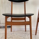 Chic vintage pair of Scandinavian chairs