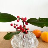 Vintage glass flower picnic