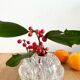 Vintage glass flower picnic
