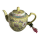Chinese porcelain teapot with floral pattern