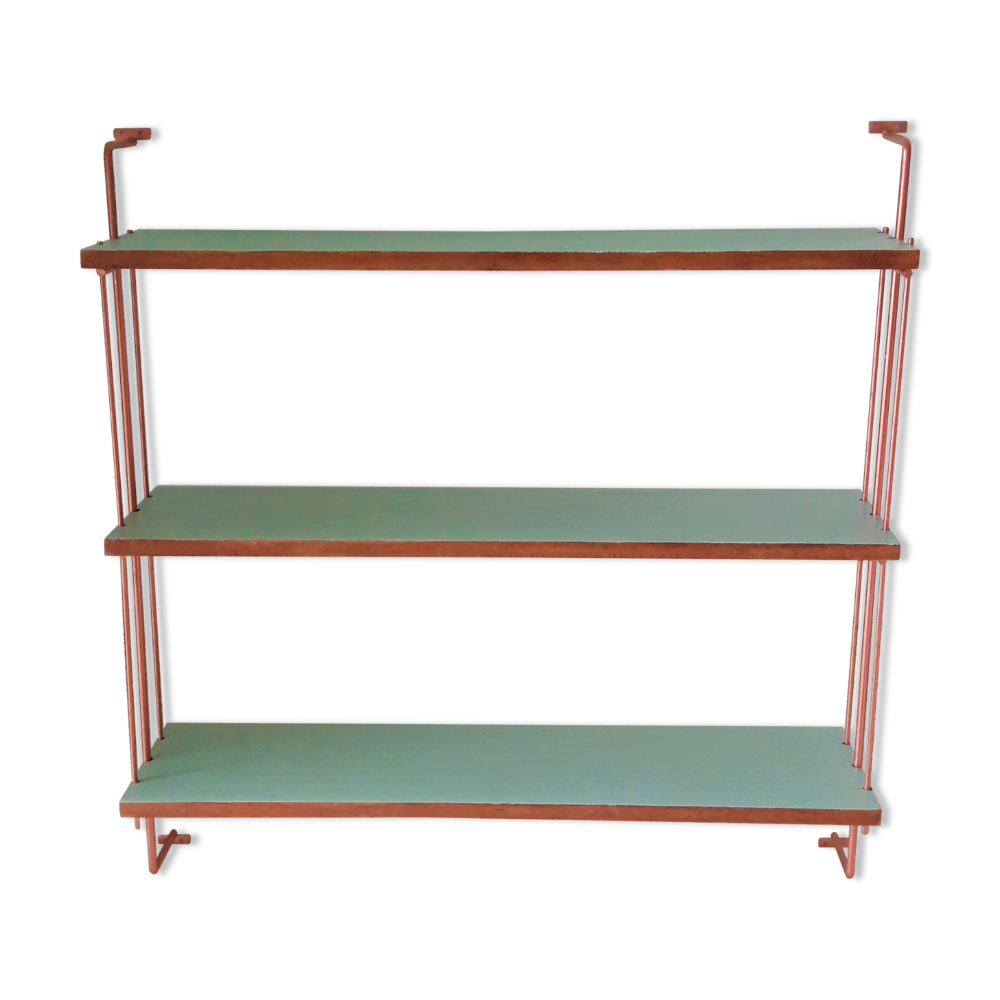 Vintage string wall shelves