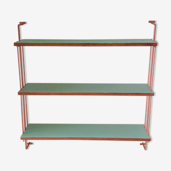 Vintage string wall shelves