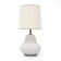 Lampe de table Artichaut en céramique blanche, années 1970