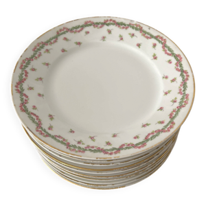 10 assiettes à dessert