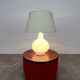 Lampe en verre opalin par Verre Lumière, années 70